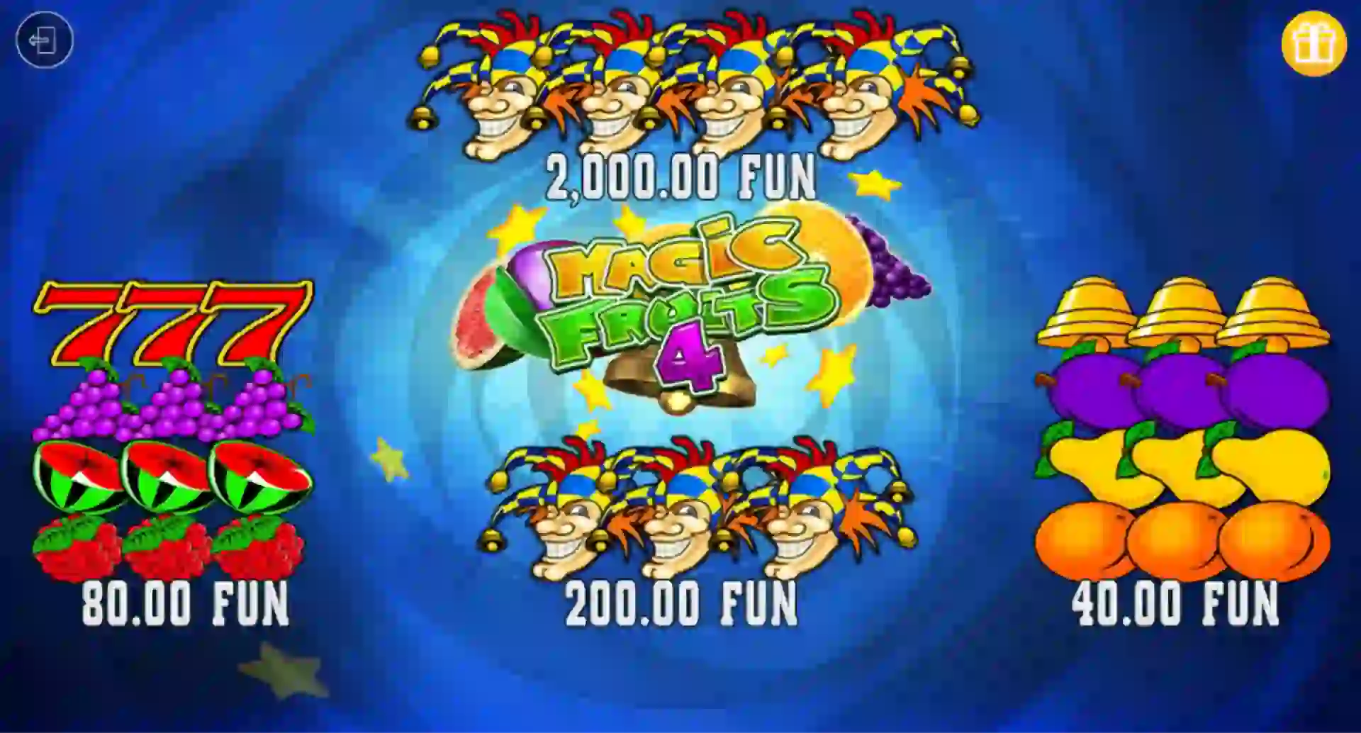 Symbole Magic Fruits 4