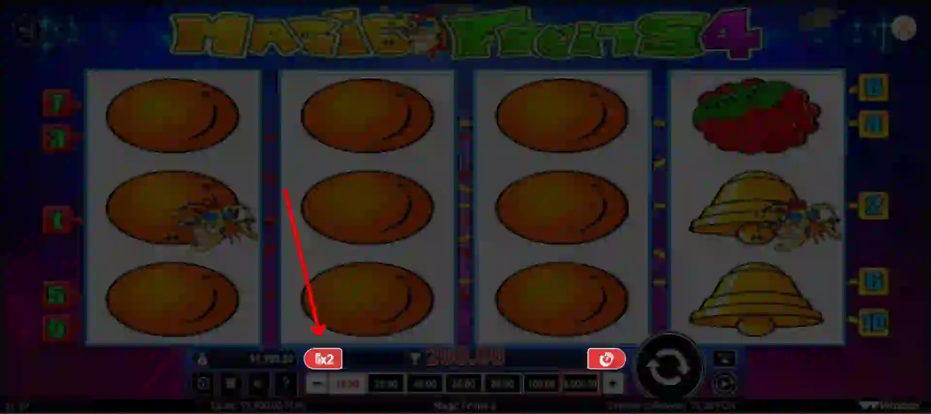 Proces gry podwajania wygranej